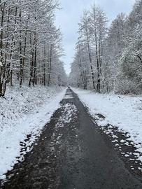 In Freigericht-Bernbach hat es zum ersten Mal in diesem Jahr geschneit - am 2. April. 