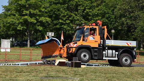 Schneepflugmeisterschaft in Hessen