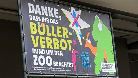 Plakat des Frankfurter Zoos