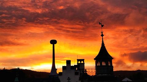 Sonnenaufgang in Michelstadt