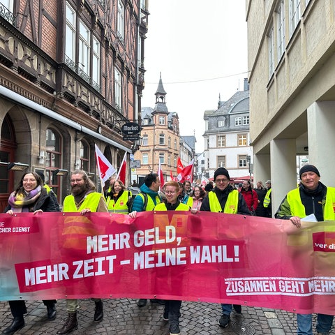 Streik in Marburg