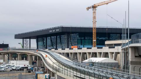 Im Süden des Flughafens Frankfurt entsteht das Terminal 3.