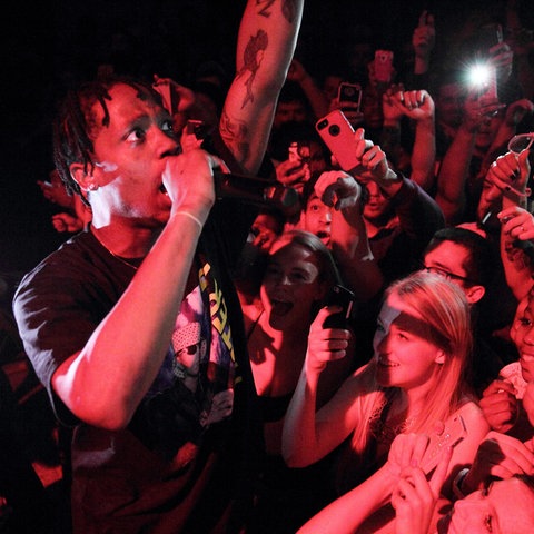 Konzert des US-Rappers Travis Scott (Archivbild)