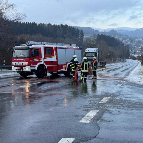 Unfall in der Rhön