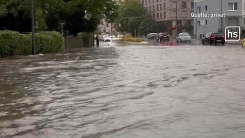 Wasser auf Straße