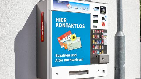 Ein Zigarettenautomat