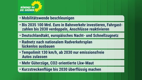 Die Inhalte des Wahlprogramms in einer Zusammenfassung.