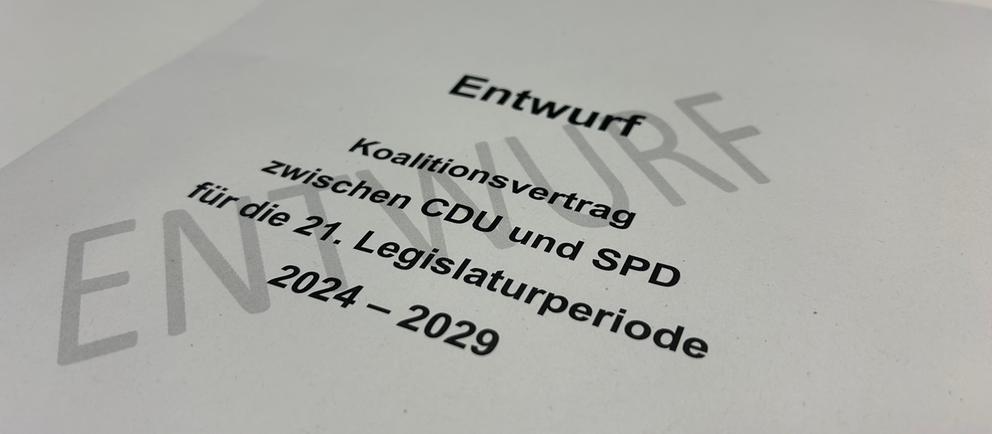 Hier Ist Der Koalitionsvertrag Von CDU Und SPD | Hessenschau.de | Politik