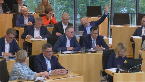 Eine Abstimmung im Landtag