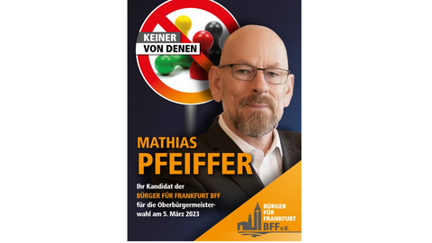 Der Kandidat der Bürger für Frankfurt: Mathias Pfeiffer