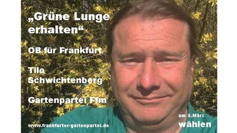 Der Kandidat der Gartenpartei: Tilo Schwichtenberg