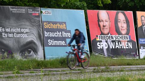 Parteien bei der Europawahl 2024 in Hessen