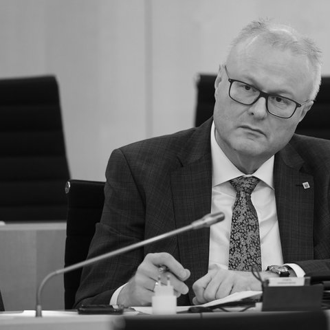 Finanzminister Thomas Schäfer (CDU). Er wurde 54 Jahre alt.