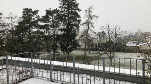 Schnee in Rodgau