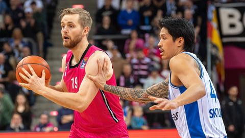 Hepa von den Skyliners beim Spiel in Bonn