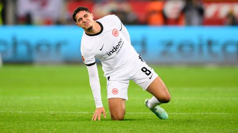 Farès Chaibi konnte als Eintracht-Stürmer zu wenig bewirken.