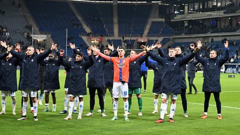 Darmstädter Jubel in Hoffenheim