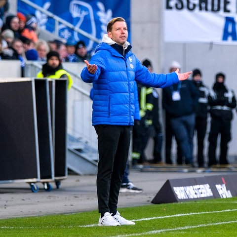 Lilien-Trainer Florian Kohfeldt war mit der Leistung gegen Paderborn unzufrieden.