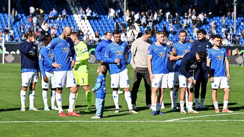 Darmstadt 98 nach der Pleite gegen Magdeburg. 