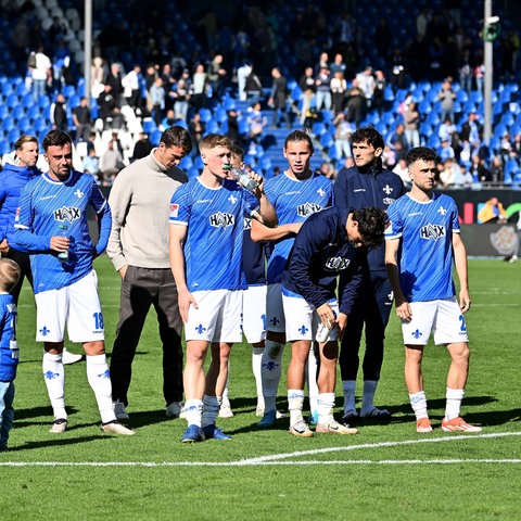 Darmstadt 98 nach der Pleite gegen Magdeburg. 