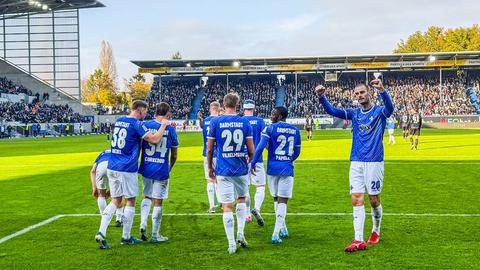 Die Lilien-Spieler hatten in den vergangenen Wochen viel Grund zur Freude.