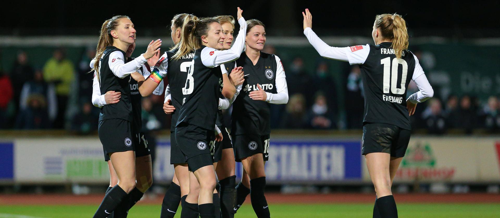 Eintracht Frankfurt Frauen Gewinnen Nachholspiel In Bremen Hessenschaude Eintracht 2087