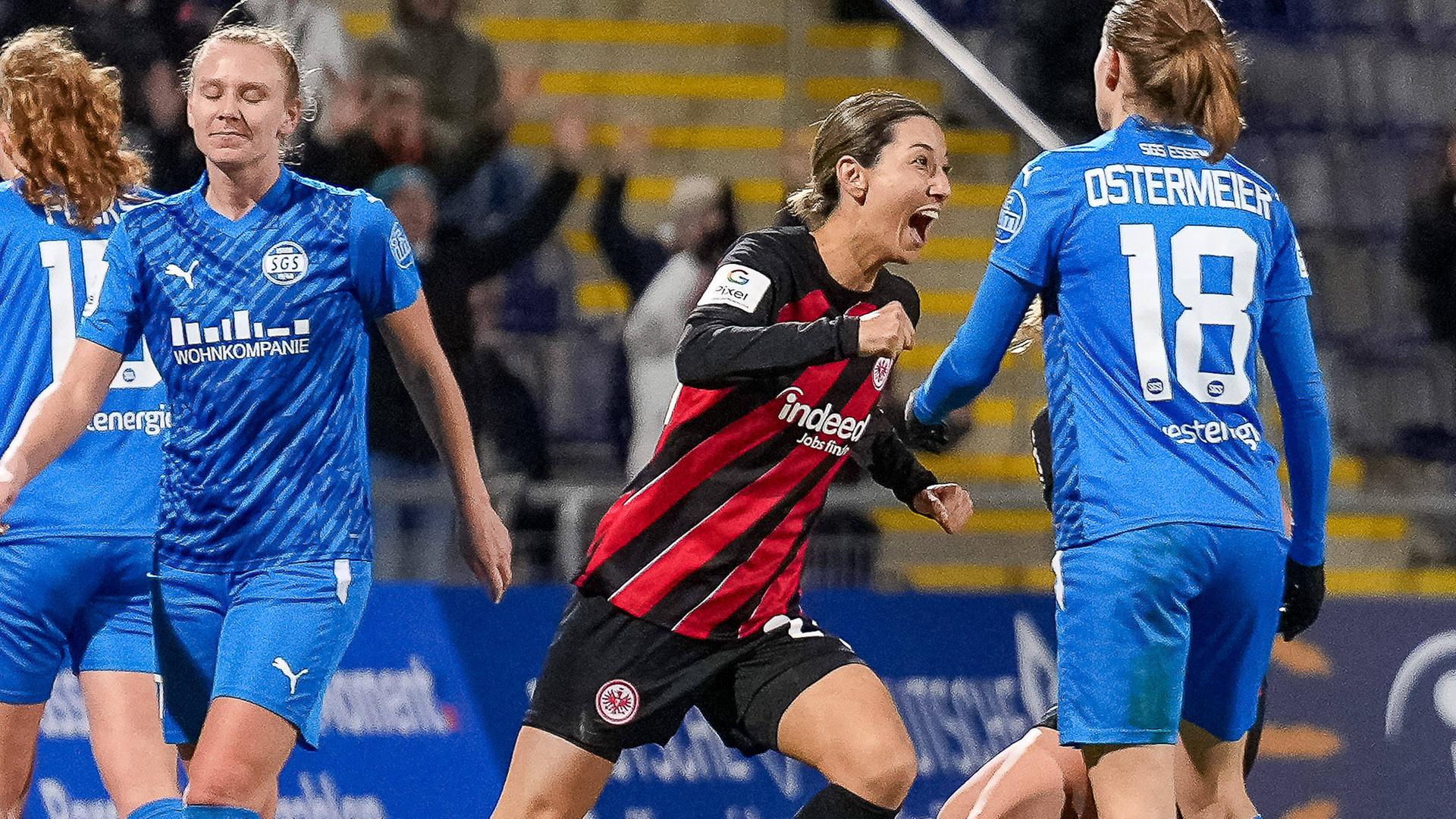 Eintracht Frankfurt Frauen Mühen Sich Zum Sieg | Hessenschau.de ...