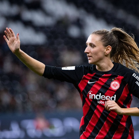 Stürmerin Lara Prasnikar ist für die Eintracht Frankfurt Frauen stets wichtig.
