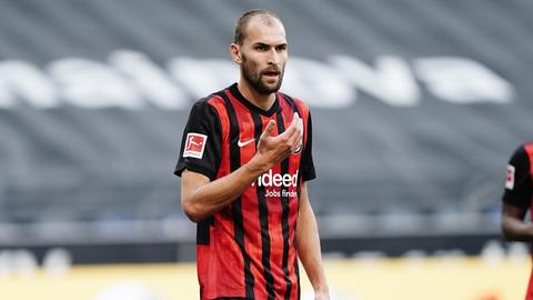 Bas Dost has played a total of 43 competitive matches for Eintracht Frankfurt.