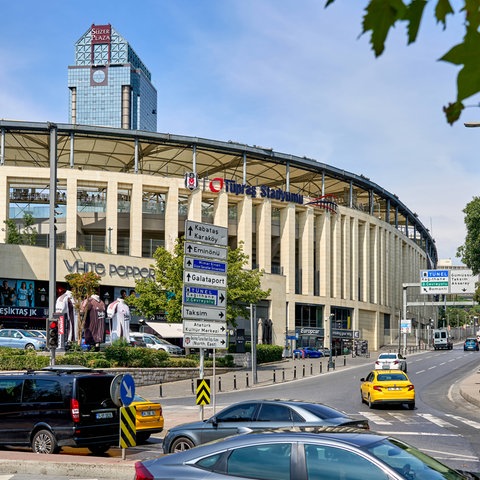 Das Tüpras Stadion von Besiktas Istanbul