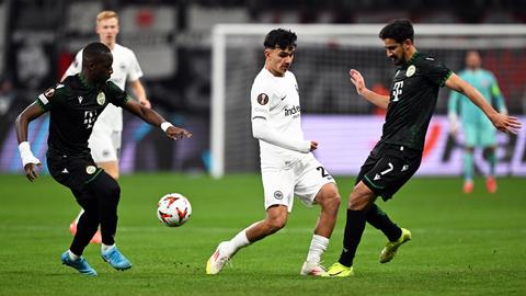 Can Uzun von Eintracht Frankfurt gegen Budapest