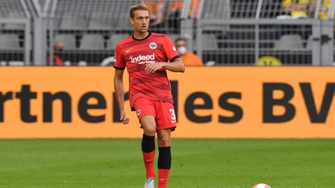 Eintracht-Innenverteidiger Stefan Ilsanker spielt bislang keine große Rolle bei Oliver Glasner.