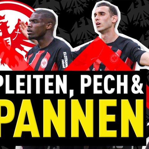 Collage: "Pleiten, Pech & Pannen" steht neben dem Gesicht von Dino Toppmöller geschrieben.