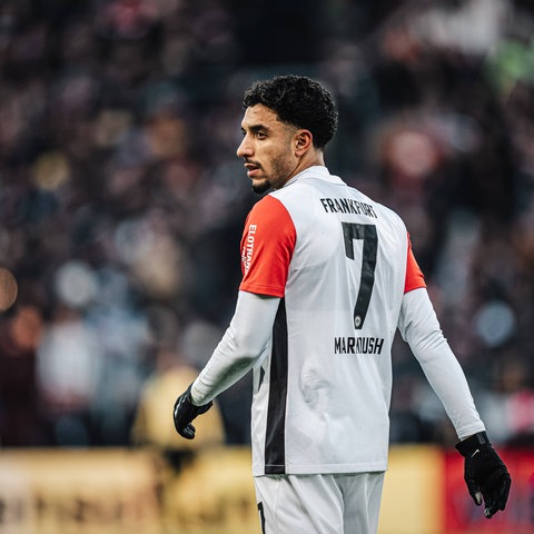 Omar Marmoush im Spiel beim FC St. Pauli