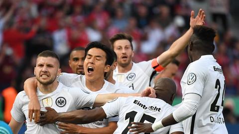 Impressionen vom Pokalsieg der Eintracht