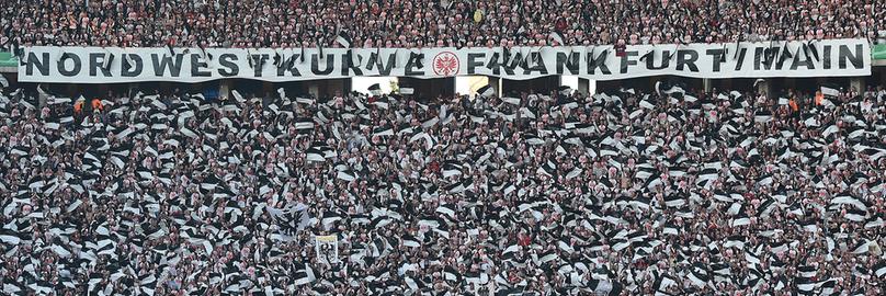 Frankfurter Fans im Olympiastadion