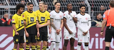Eintracht Frankfurt gegen Dortmund