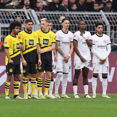 Eintracht Frankfurt gegen Dortmund