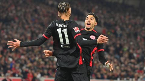 Jubel bei Eintracht Frankfurt