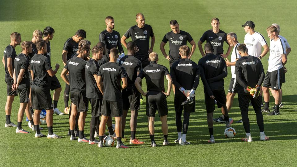 Training von Eintracht Frankfurt