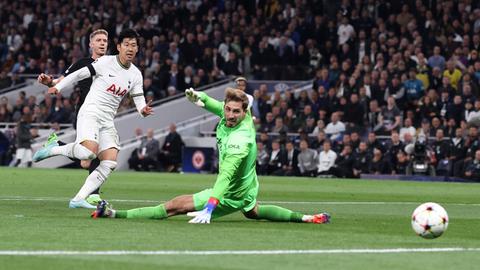 Son von Tottenham trifft gegen Trapp und Eintracht Frankfurt