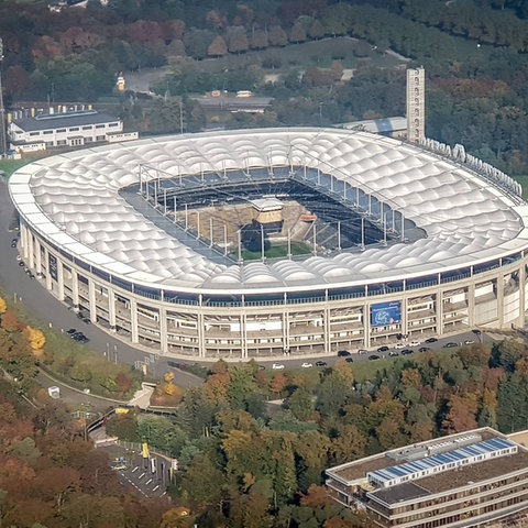 Das Frankfurter Stadion Deutsche Bank Park