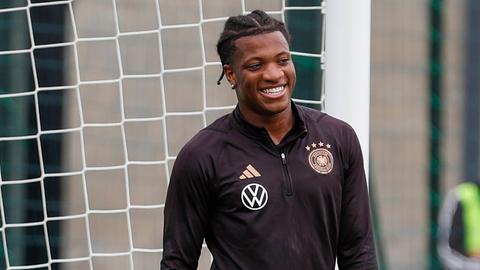 Jessic Ngankam bei der U21 Nationalmannschaft