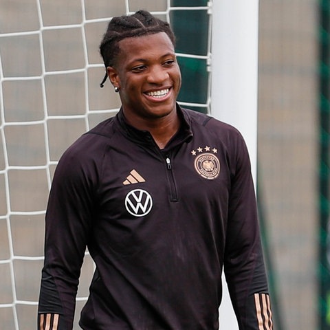 Jessic Ngankam bei der U21 Nationalmannschaft