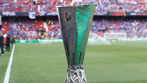 Die Europa-League-Trophäe