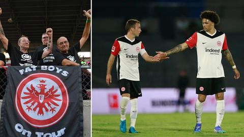 Eintracht Frankfurt Collage Fans Götze