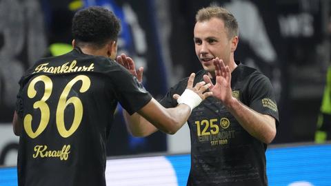 Eintracht Frankfurt Ansgar Knauff Mario Götze
