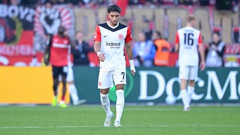 Omar Marmoush und die Eintracht gingen in Leverkusen leer aus.