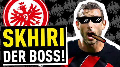 Ellyes Skhiri. Daneben steht: "Skhiri der Boss"