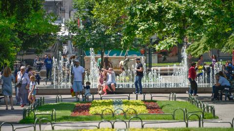 Der Stadtpark in Sofia